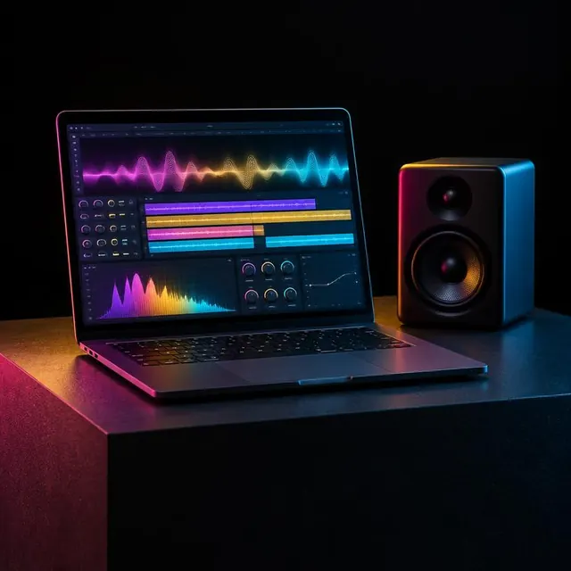 Sample photo: AI music generator