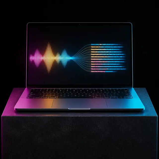 Sample photo: AI dictation and transcription