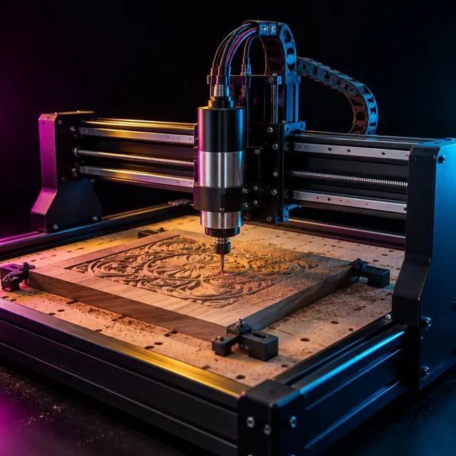 Sample photo: Benchtop CNC router