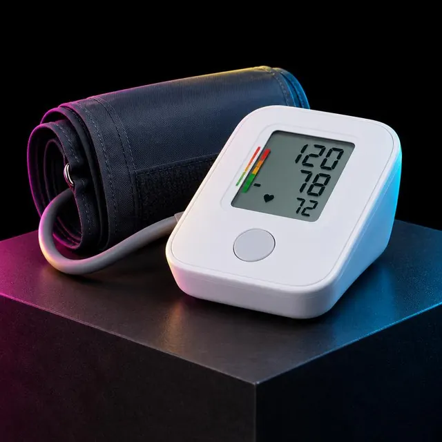 Sample photo: Upper-arm blood pressure monitor