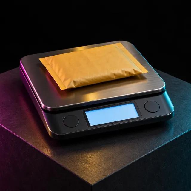 Sample photo: Digital postal scale