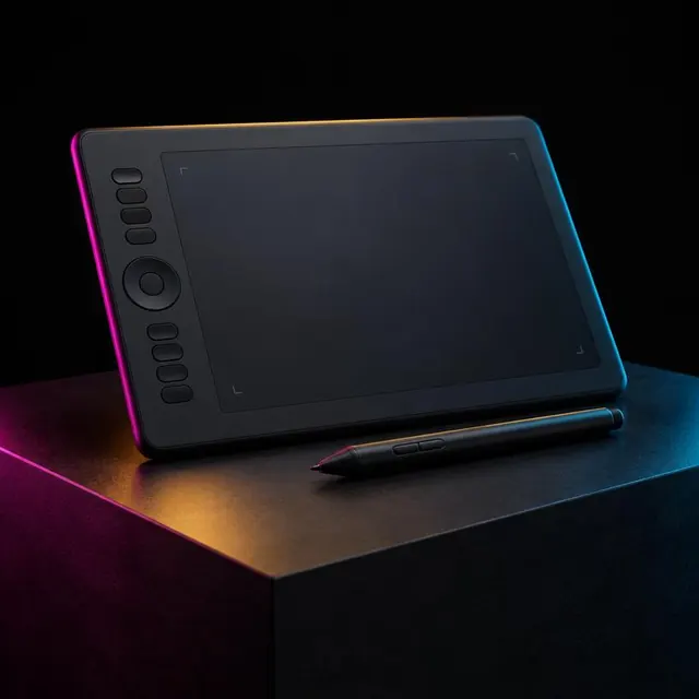 Sample photo: Pen display drawing tablet