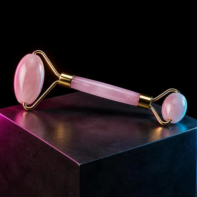 Sample photo: Rose quartz facial roller