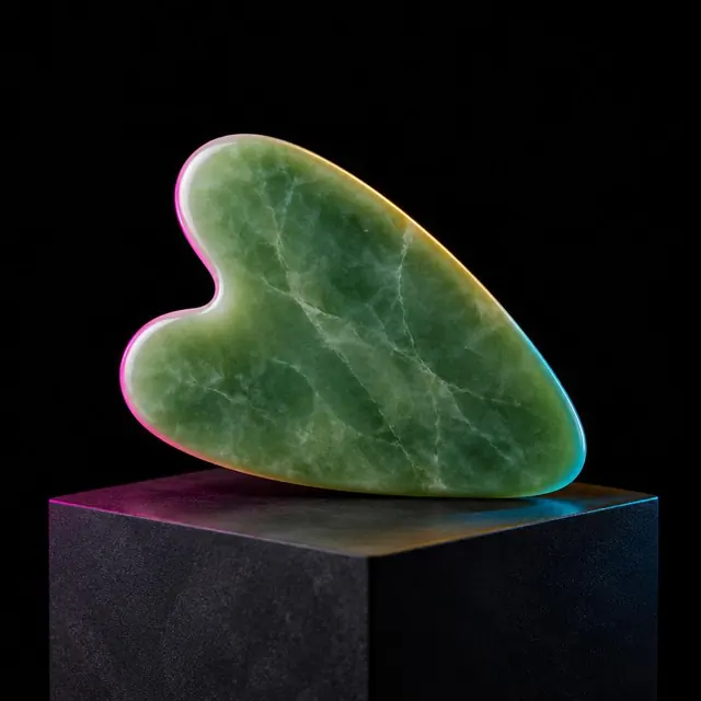Sample photo: Jade gua sha tool