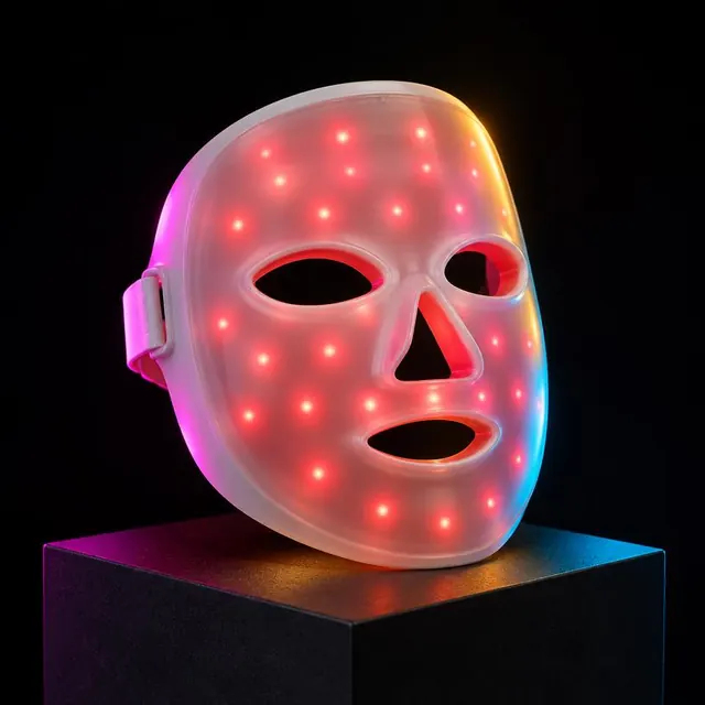 Sample photo: LED light therapy face mask