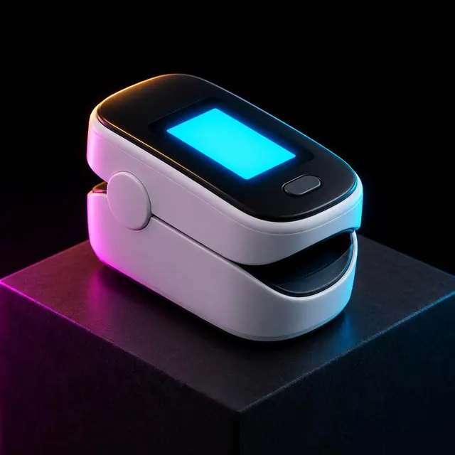 Sample photo: Fingertip pulse oximeter