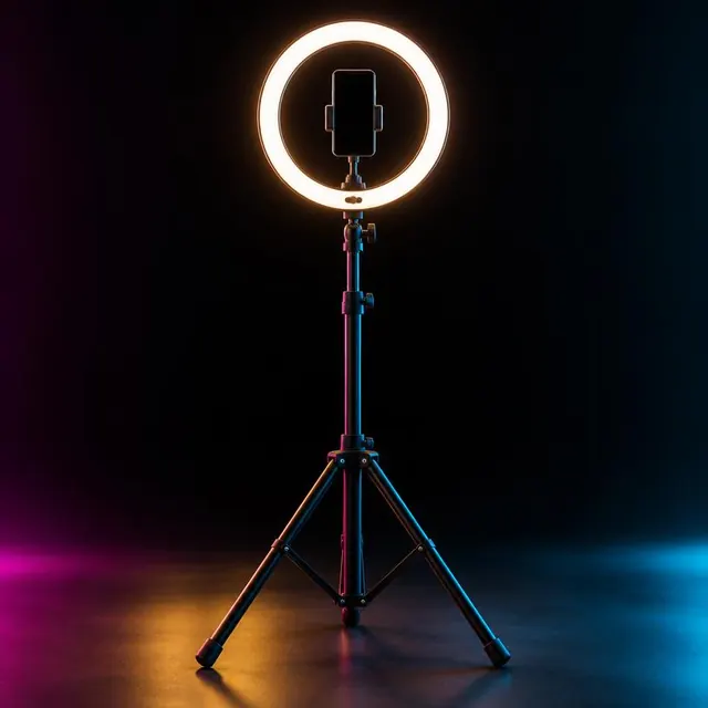 Sample photo: 18-inch LED ring light