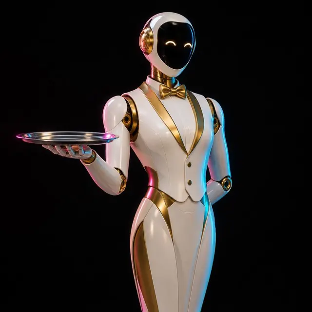 Sample photo: Humanoid service robot hire (concept)