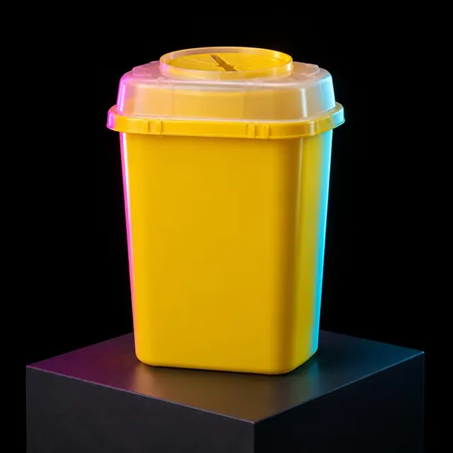 Sample photo: Clinical sharps disposal kit