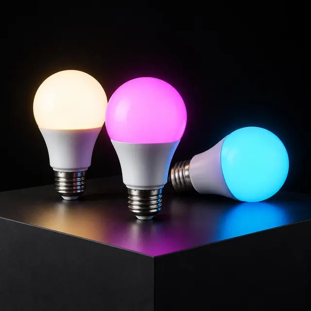 Sample photo: Colour smart bulb pack