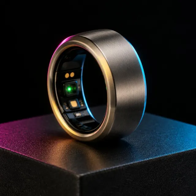 Sample photo: Health tracking smart ring