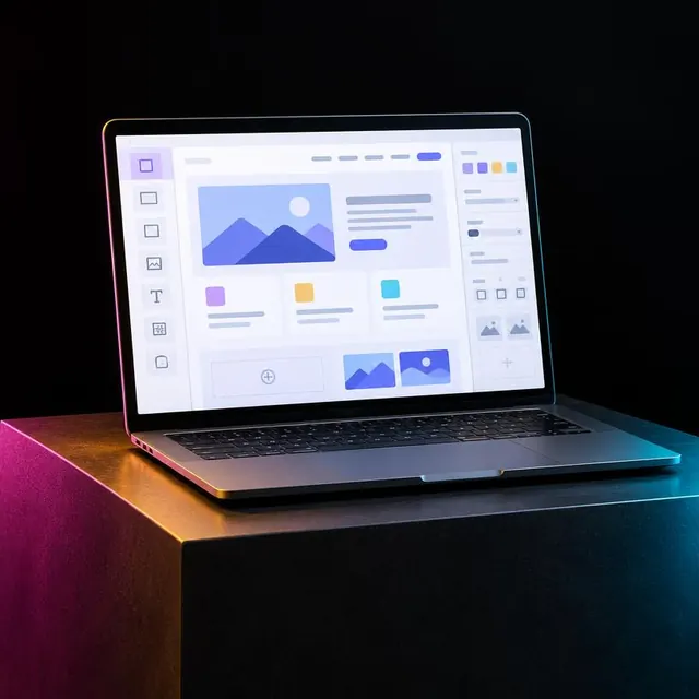 Sample photo: AI website builder