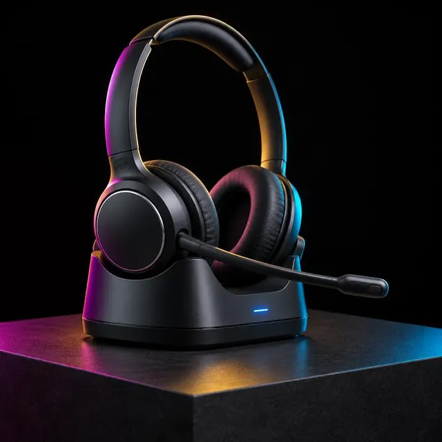 Sample photo: Wireless office headset